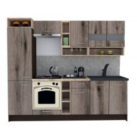 Bucatarie COSSY NEW 250 B1 Wenge / Decor K366